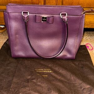 Kate spade shoulder bag - plum